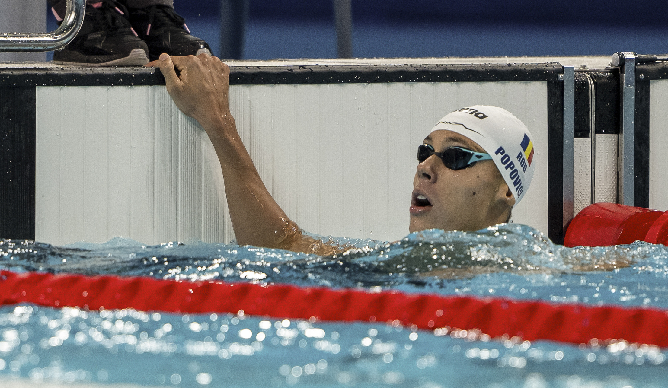 JO 2024. Primul mesaj al lui David Popovici după bronzul la 100 m liber