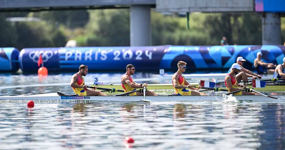 JO 2024. Echipajul masculin de patru rame al României s-a clasat pe locul 5 în finală|EpicNews
