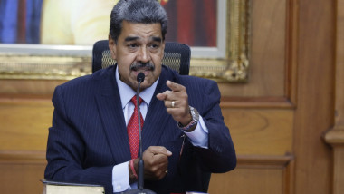 Venezuelan President Maduro holds press conference in Caracas