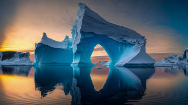 Ghețari în Antarctica