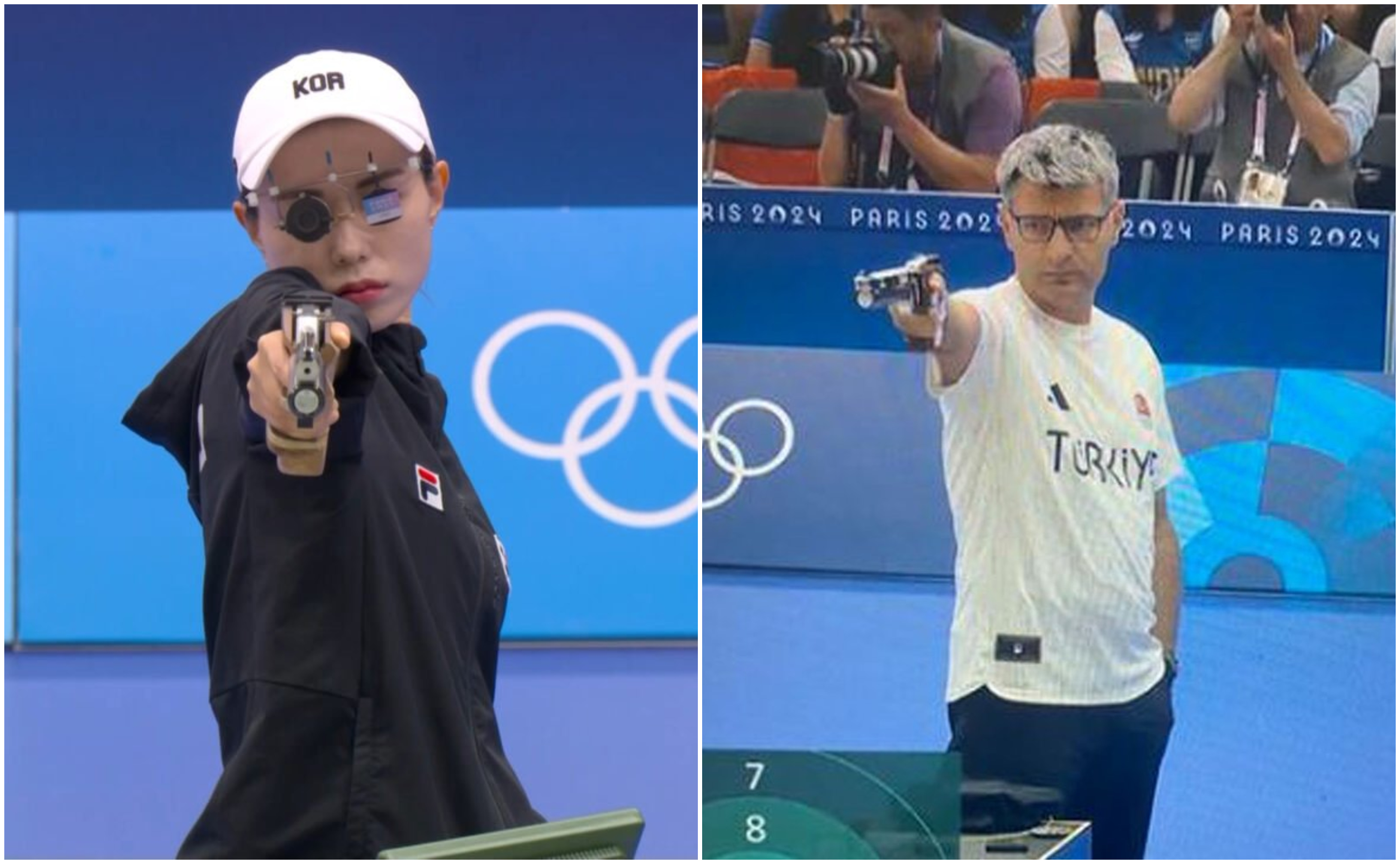 JO 2024. „Alură demențială”. Imaginile cu turcul Yusuf Dikeç și sud-coreeanca Kim Ye-ji au devenit virale după performanțele la tir