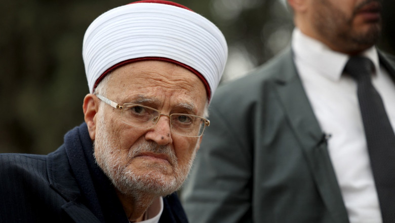 imamul moscheii Al-Aqsa din Ierusalim, șeicul Ekrima Sabri