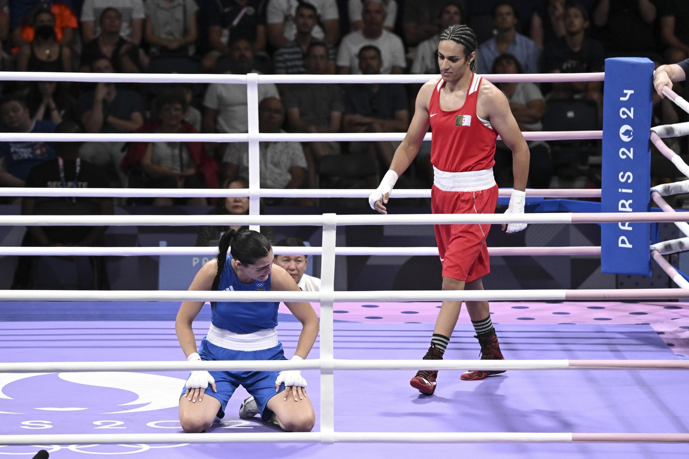 Scandal la JO 2024. O italiancă a renunțat la un meci de box cu o sportivă care are mai mult testosteron. „M-a durut prea tare”