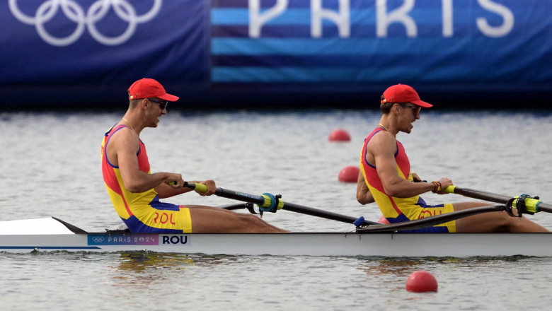 JO 2024. Florin Arteni și Florin Lehaci s-au clasat pe locul 4 la dublu rame