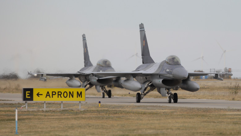 Guvernul a aprobat procedurile legale pentru instruirea piloților ucraineni pe avioane F-16 în România