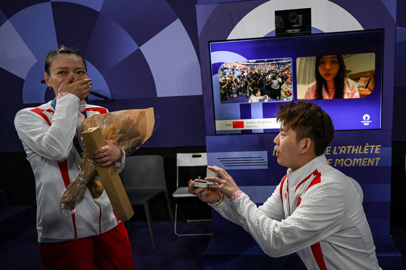 JO 2024. Moment emoționant la Paris. A fost cerută în căsătorie, imediat după ce a câștigat medalia de aur