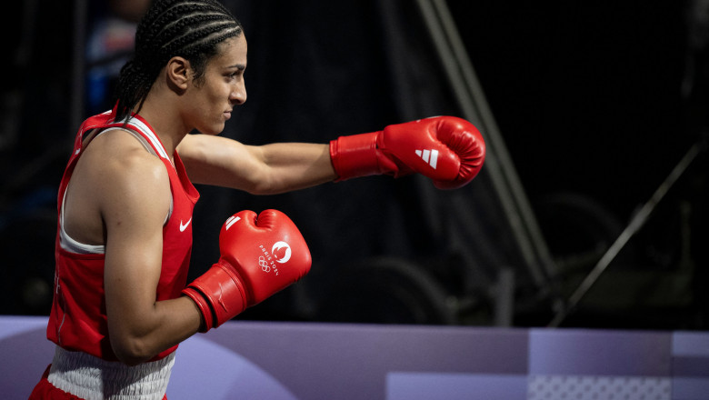 Pugilista algeriană Imane Khelif