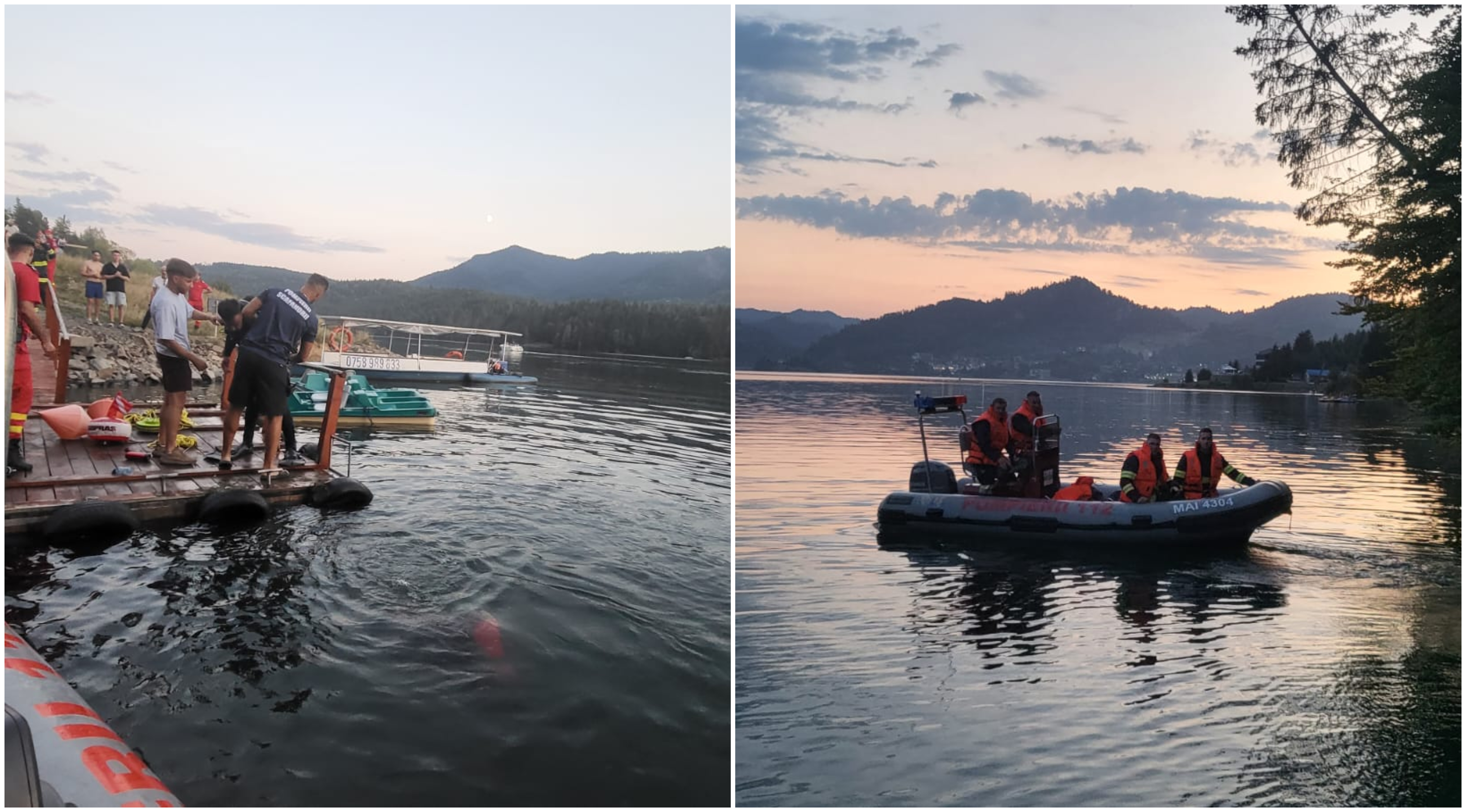 Un tânăr de 19 ani din Bistrița-Năsăud s-a înecat în lacul Colibița, după ce a căzut de pe un ponton