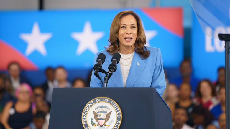 Kamala Harris și-a prezentat programul economic. Foto: Profimedia Images