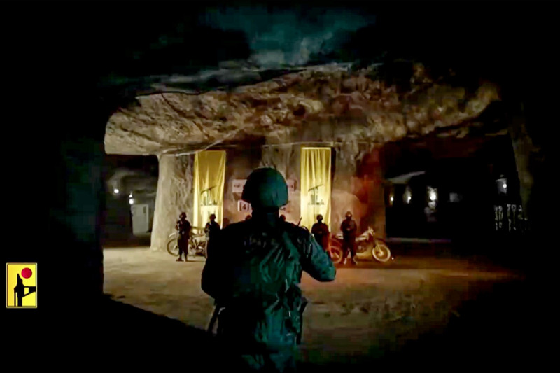 Hezbollah Release Video Of Underground Military Facility, Beirut, Lebanon - 16 Aug 2024