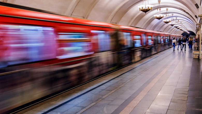 Stație de metrou din Moscova. Imagine cu caracter ilustrativ. Foto: Shutterstock