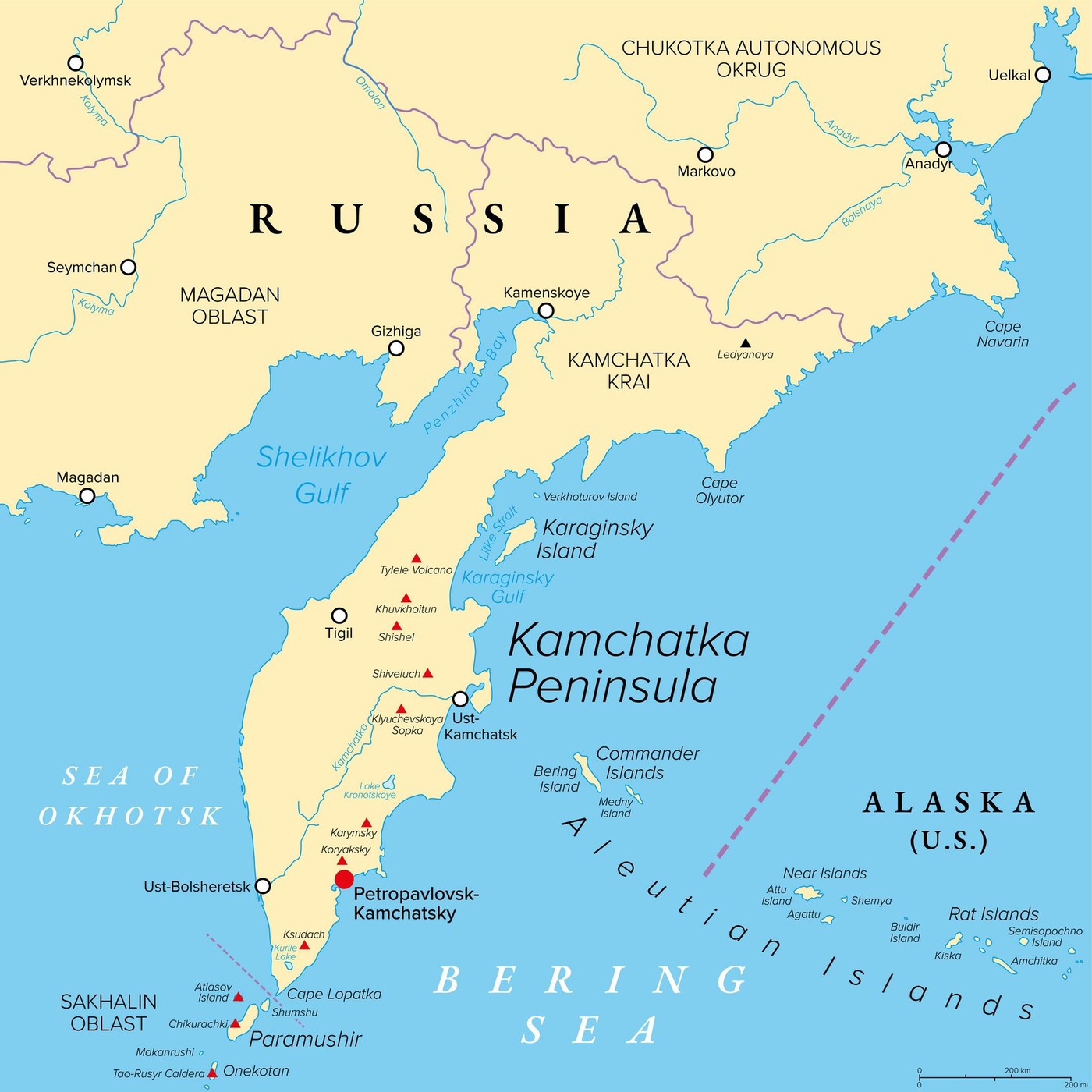 Vulcanul Șiveluci din Rusia a erupt, după puternicul cutremur de 7 grade din largul coastelor estice. În zonă e o bază navală