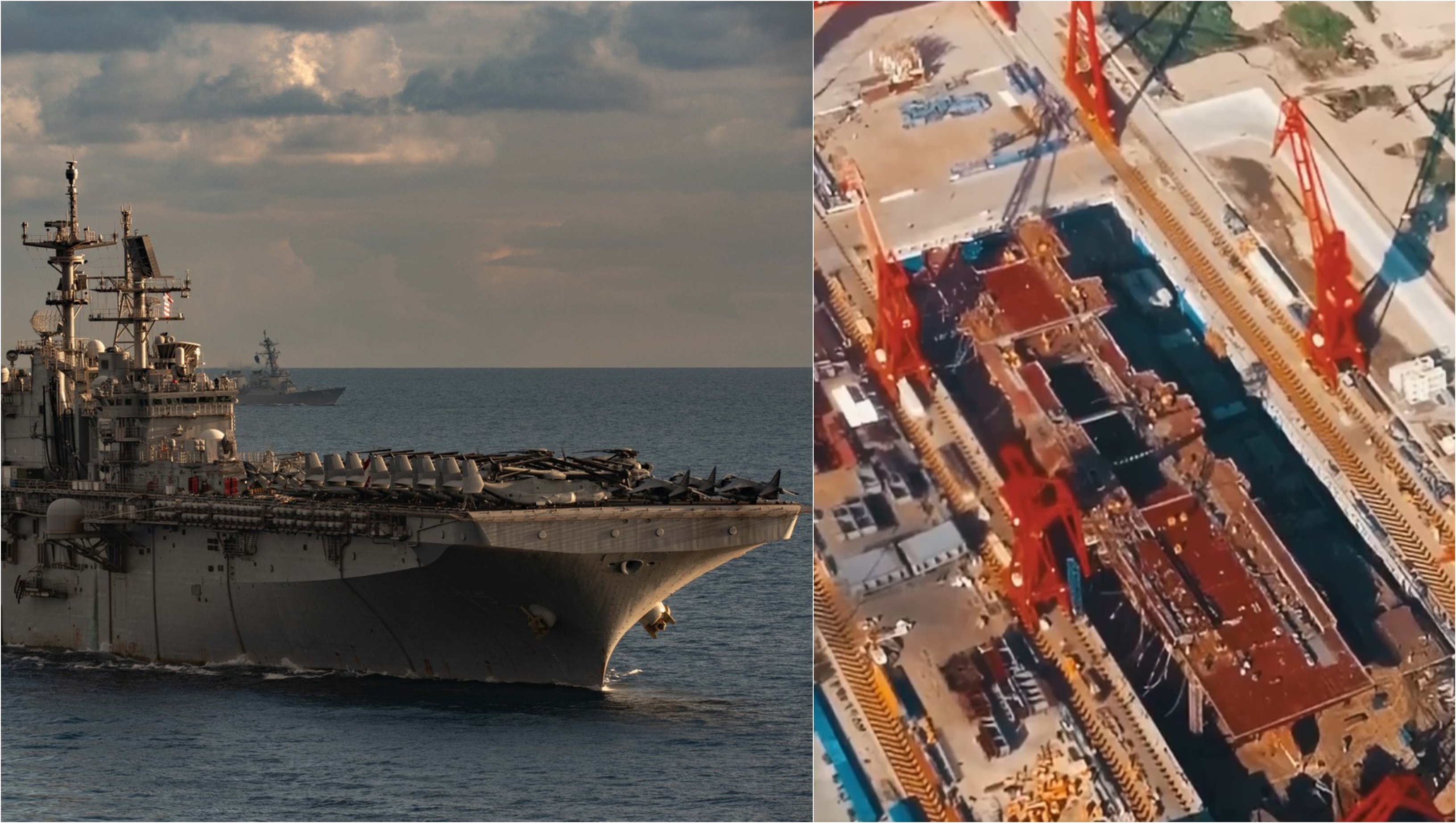 Noua navă-monstru, o combinație între portavion și navă de asalt amfibiu, cu care China vrea să rescrie regulile războiului naval