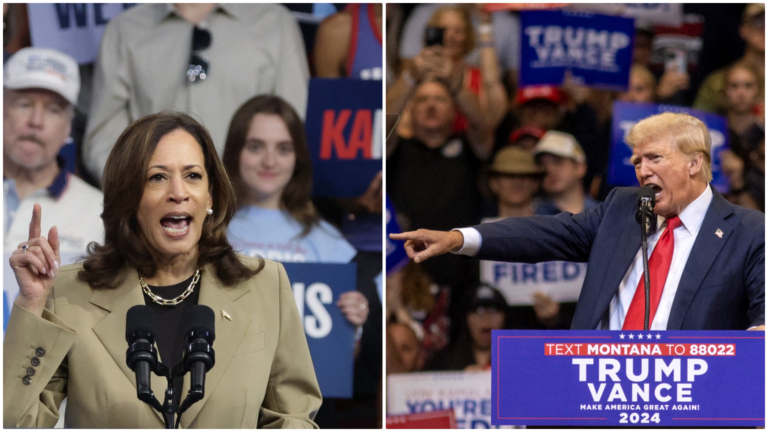 Kamala Harris îl atacă din ce în ce mai dur pe Trump. Republicanul promite să o „demaște” la dezbatere