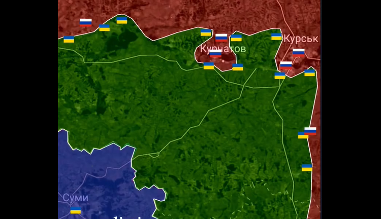 Trupele ucrainene au înaintat până la 30 de kilometri în interiorul Rusiei, conform oficialilor de la Moscova