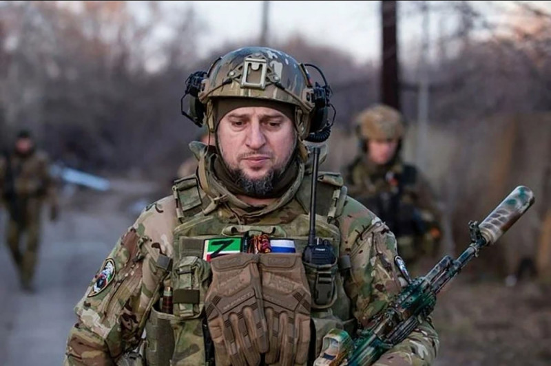 Russian Major-General Apty Alaudinov, commander of the Akhmat [Chechen] special forces, deployed to the Kursk region.