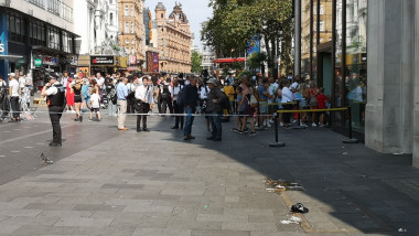 Double Stabbings in Leicester Square, London, UK - 12 Aug 2024