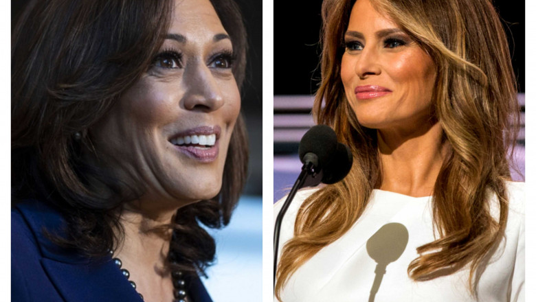 kamala harris melania trump (1)