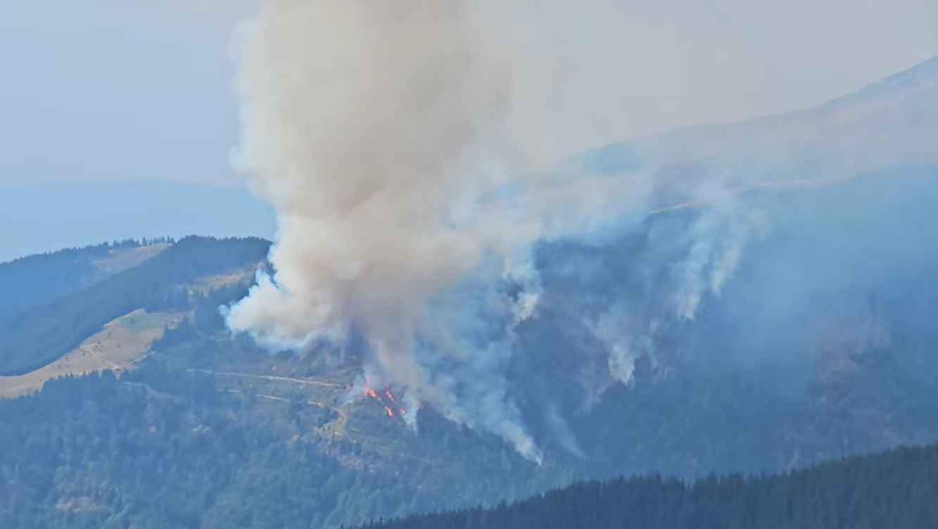 Două incendii de pădure au izbucnit în zona montană din Gorj. Recomandările salvamontișilor