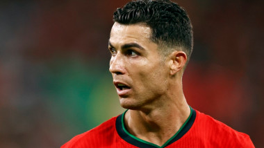 cristiano ronaldo, pe teren, într-un meci al nationalei portugaliei