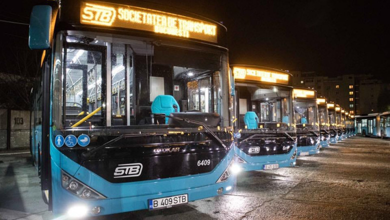 Autobuzele din București își modifică circulația din cauza ninsorii