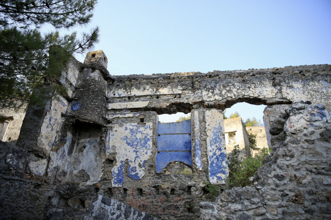 Ghost town in Turkiye's Mugla