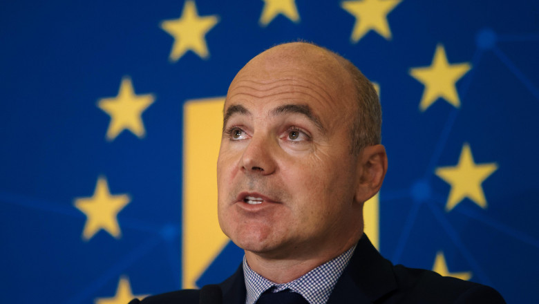 Bucharest, Romania. 6th Apr, 2023: Rares Bogdan, Member of the European Parliament and First Vice-President of Communication and International Relations of the National Liberal Party, answers the journalists' questions regarding the information on sources