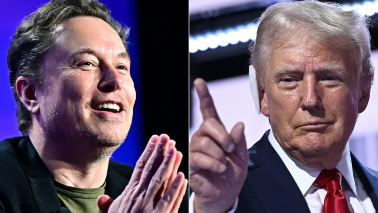 Elon Musk și Donald Trump. Foto: Profimedia Images