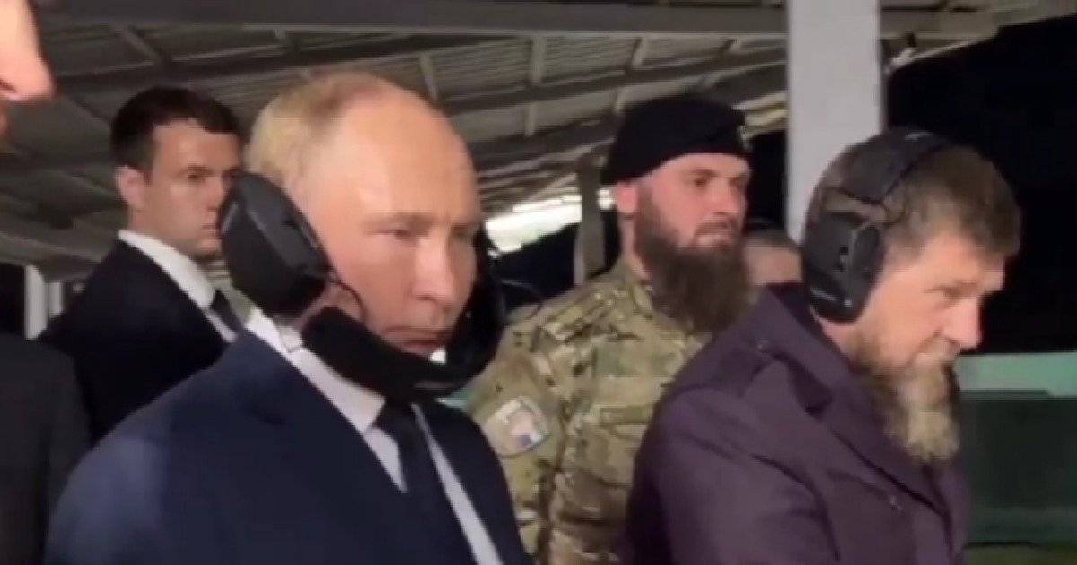 Imagini cu Putin și Kadîrov la un poligon din Cecenia. „Atât timp cât avem oameni ca voi, suntem absolut invincibili”