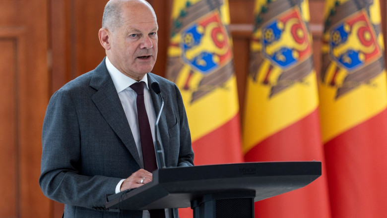 olaf scholz in vizita in republica moldova