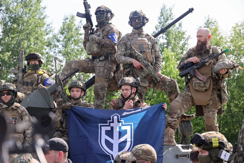 Pro-Ukrainian Group Free Russia Legion Attacked Belgorod