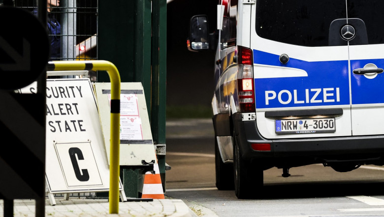 Alertă de securitate la baza militară NATO din Geilenkirchen. Foto/ Profimedia Images.jpg