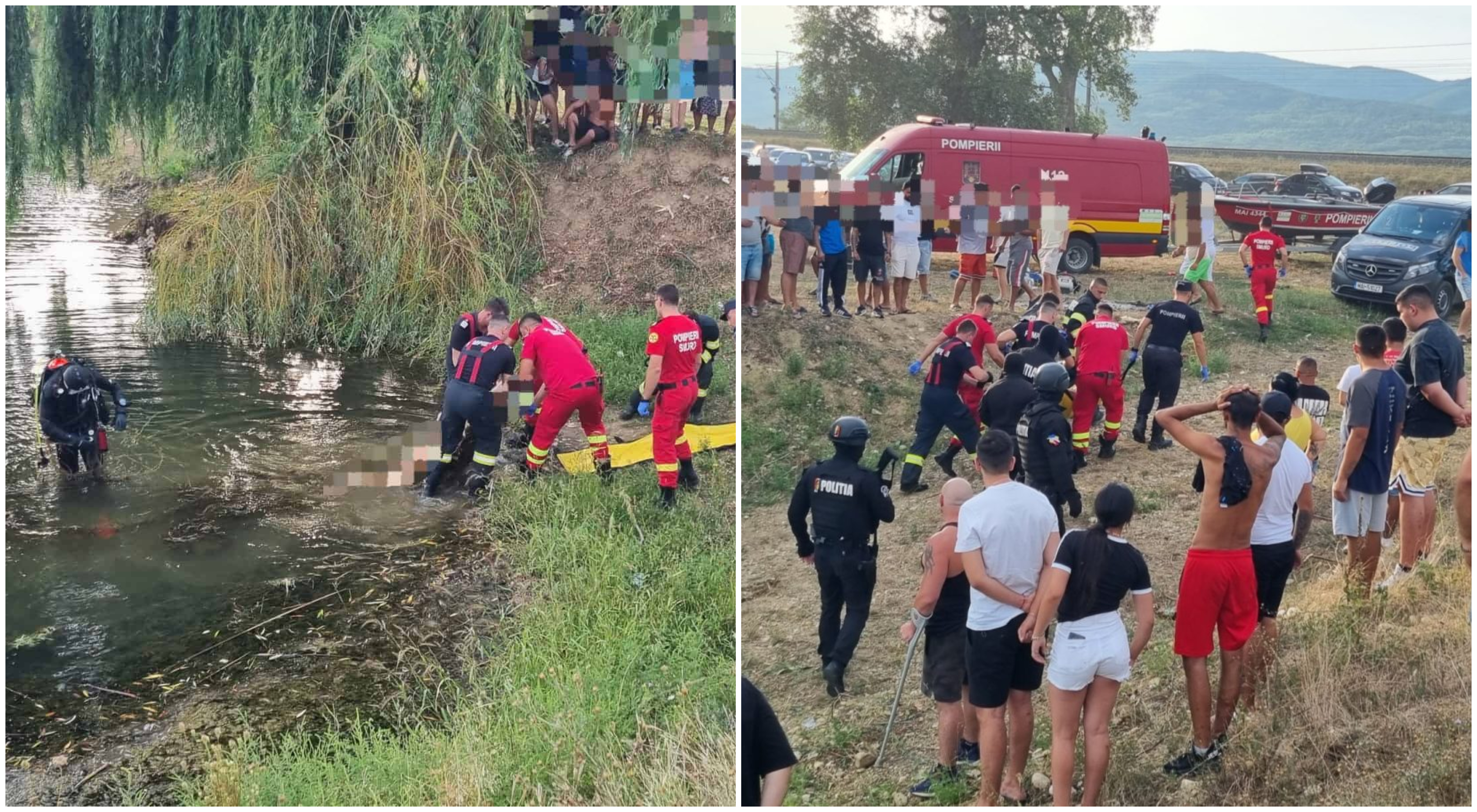 Un tânăr de 23 de ani a murit, după ce s-a înecat într-o baltă din Alba. A rămas împotmolit în nămol