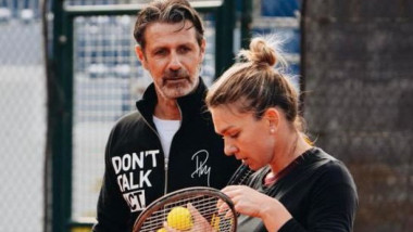 Patrick Mouratoglou și Simona Halep