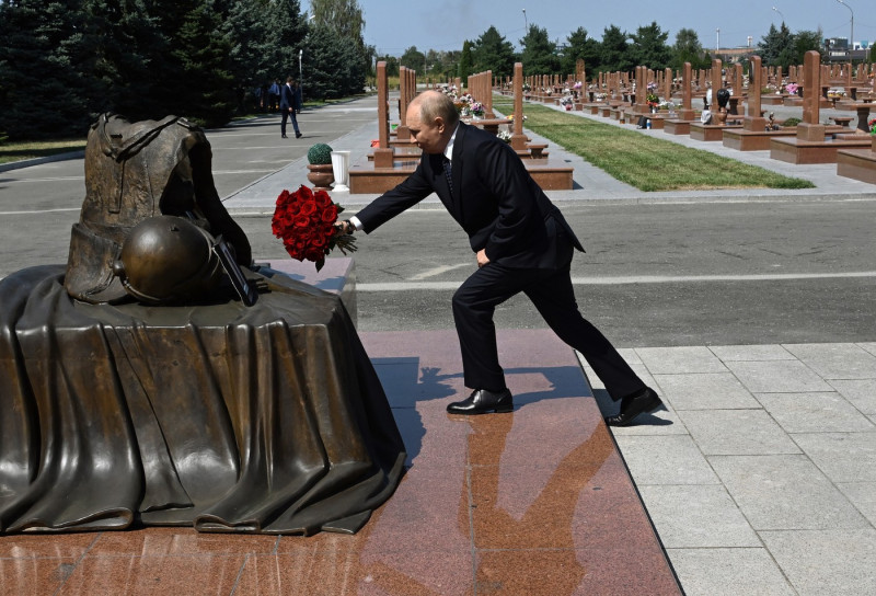 Working trip of Russian President Vladimir Putin to the North Caucasus Federal District.