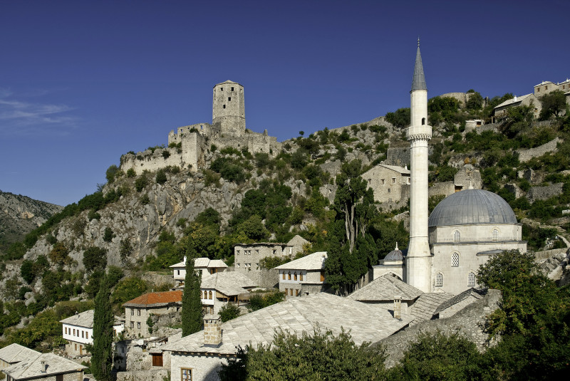 pocitelj village near mostar in Bosnia Herzegovina