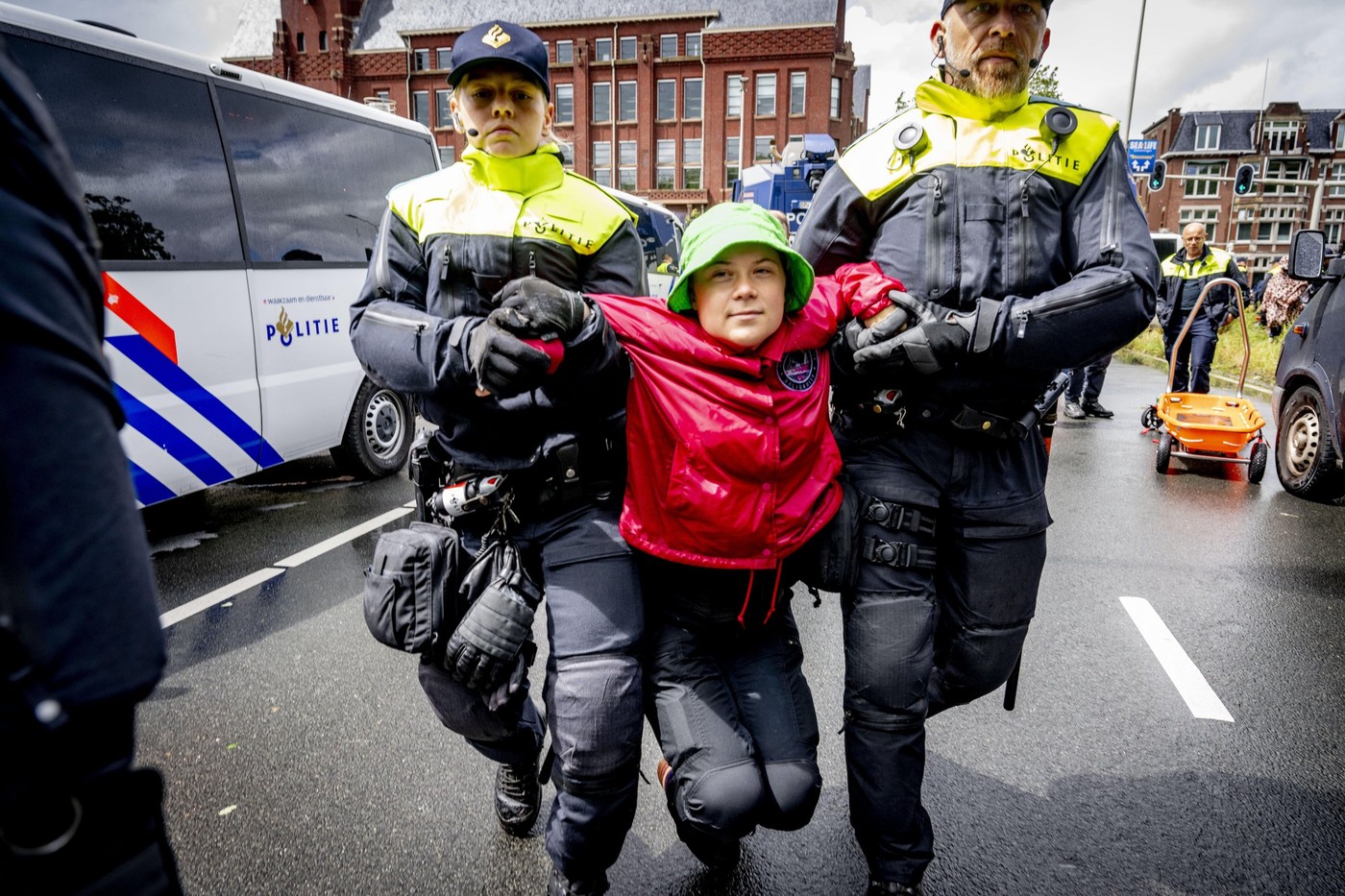Greta Thunberg a fost arestată la un protest pro-palestinian