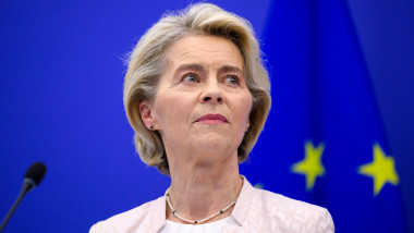 Ursula von der Leyen, steag ue pe fundal