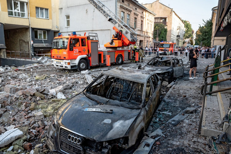 Russian strike on Lviv, Ukraine - 04 Sep 2024