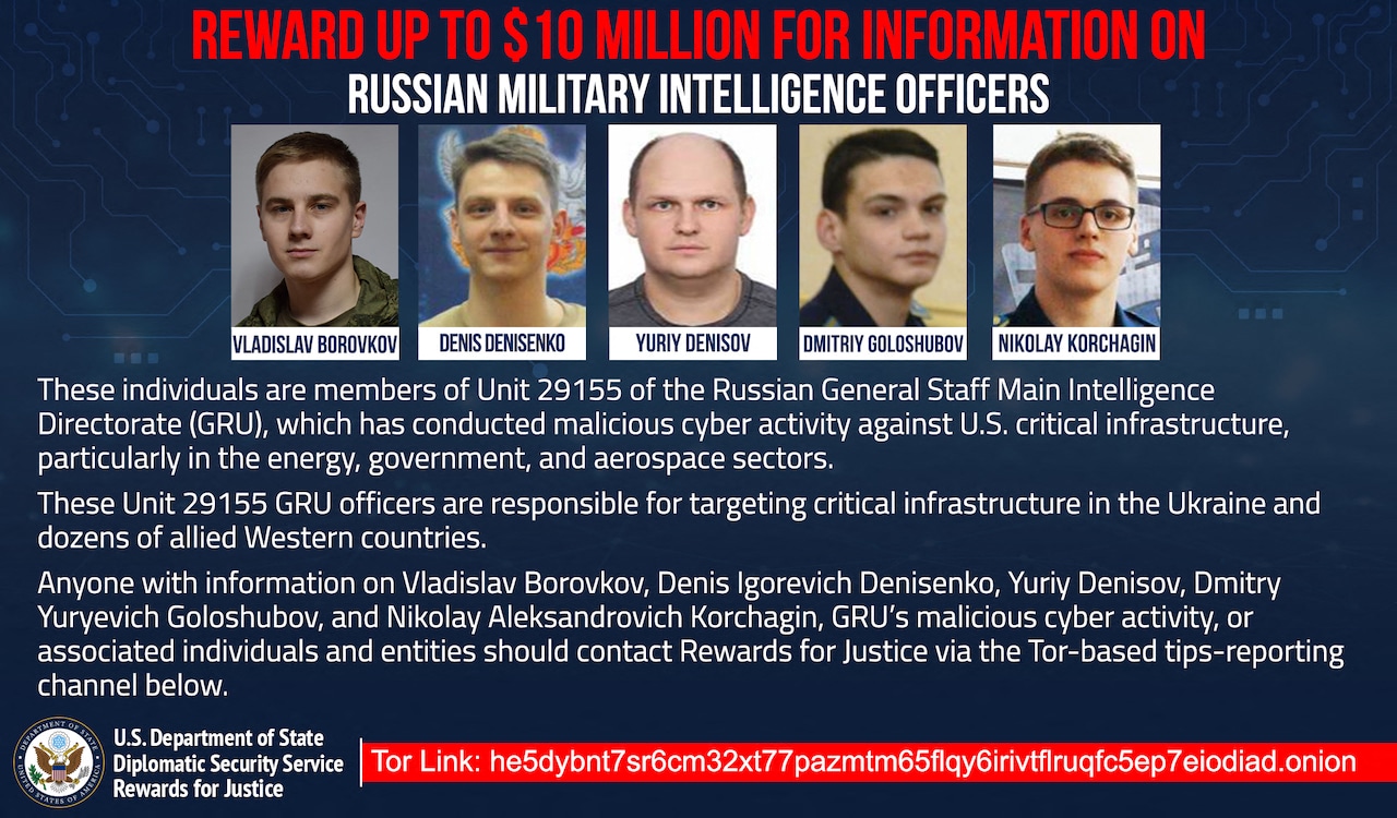 Cinci agenți ai serviciilor militare ruse au fost acuzați în SUA pentru atacuri cibernetice împotriva a 26 de țări NATO și a Ucrainei