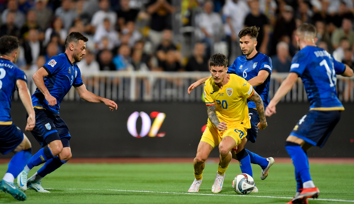 Kosovo - România 0-3. Victorie clară la primul meci de la revenirea lui Mircea Lucescu