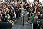 Funeral ceremony for victims of Russian shelling in Lviv