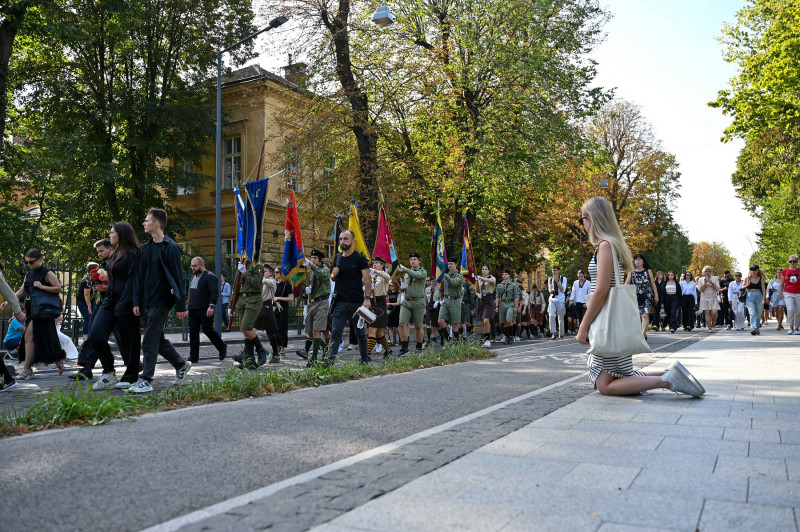 Funeral ceremony for victims of Russian shelling in Lviv