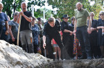 Funeral ceremony for victims of Russian shelling in Lviv