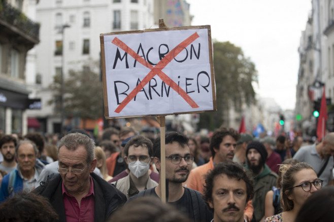 Rally Against The President's Forceful Blow - Paris