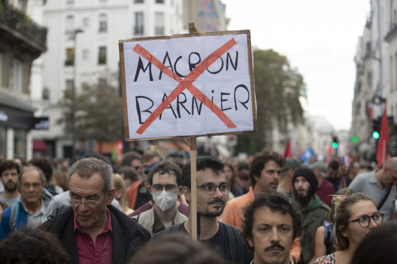 Rally Against The President's Forceful Blow - Paris