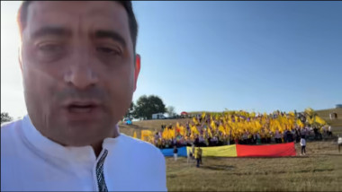 Delegația lui George Simion s-a certat cu reprezentanții SOS România, partidul Dianei Șoșoacă FOTO Captură Video / George Simion