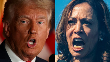 Diferența dintre Donald Trump și Kamala Harris din ultimul sondaj este în marja de eroare FOTO Profimedia