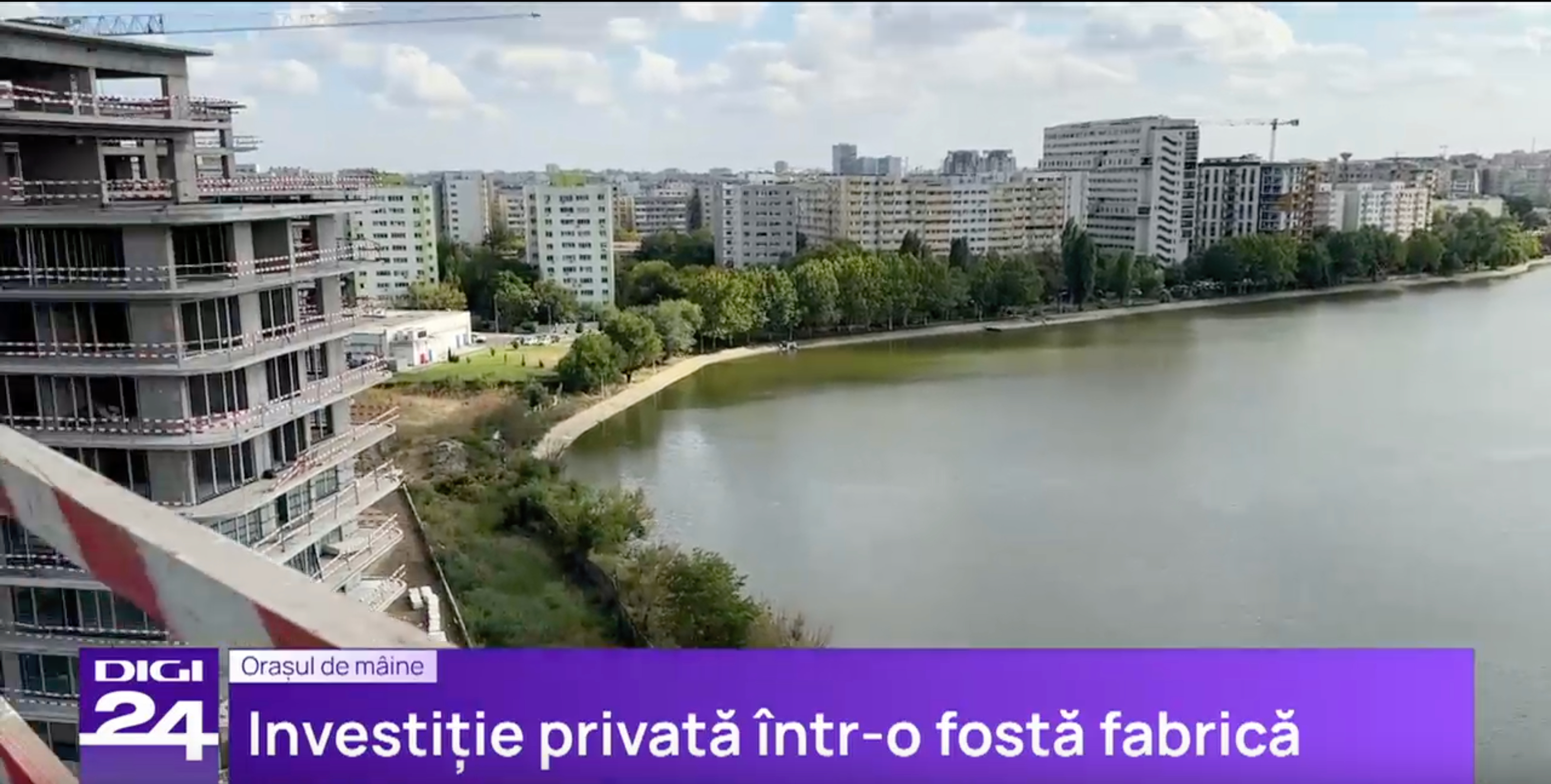 Orașul de mâine. Proiect imobiliar spectaculos, pe malul unui lac, în locul unei foste fabrici de cărămizi