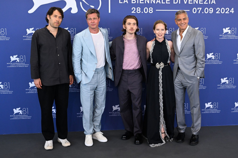 'Wolfs' photocall, 81st Venice International Film Festival, Italy - 01 Sep 2024